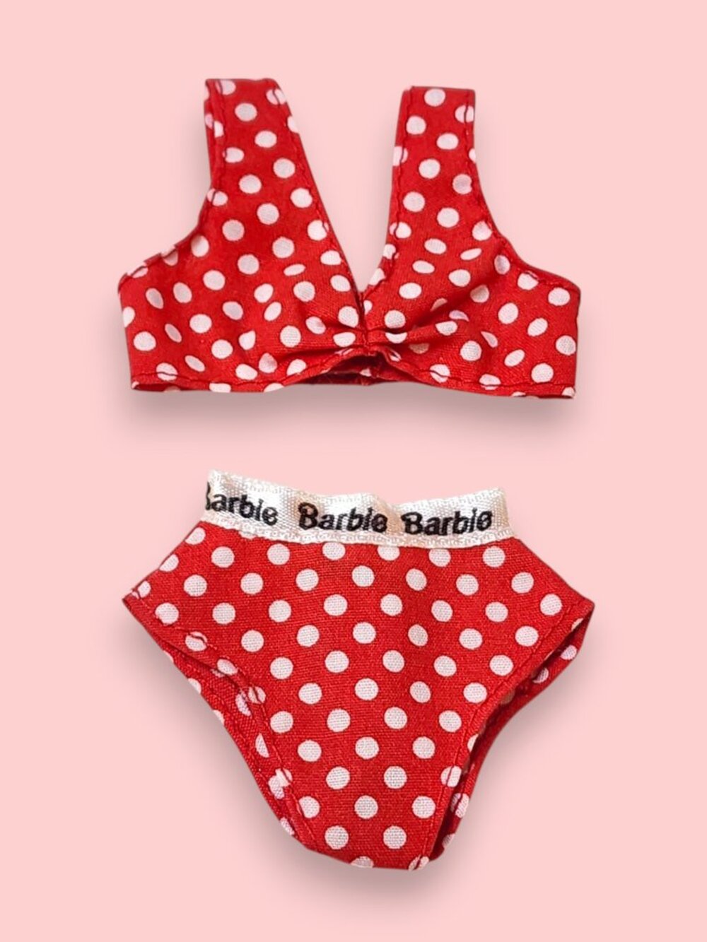 1998 Barbie Fashion Touches Red & White Polka Dot Bikini #68651-92